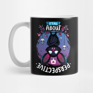 All About Perspective - Creepy Cute Bat Love Mug